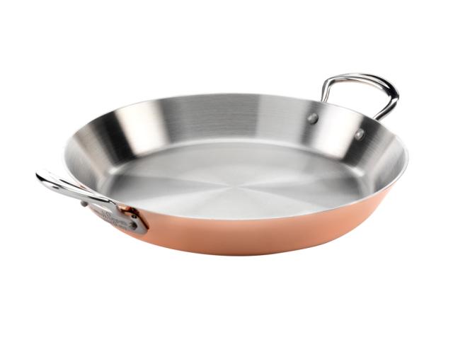 Serveringspande i kobber 30 cm