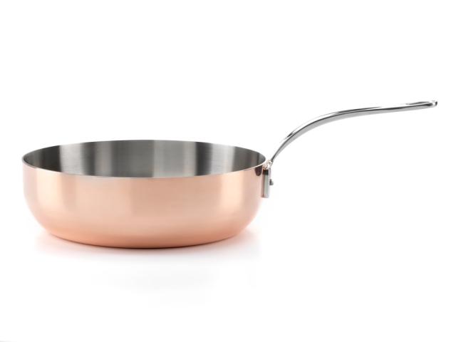 Sauteuse i kobber 2,5 l